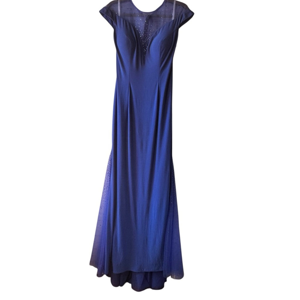 Elegant CAMERON BLAKE Blue Evening, Prom, Dance Gown